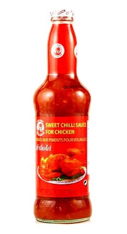 Sweet chilli sauce per pollo - Cock brand 800g.